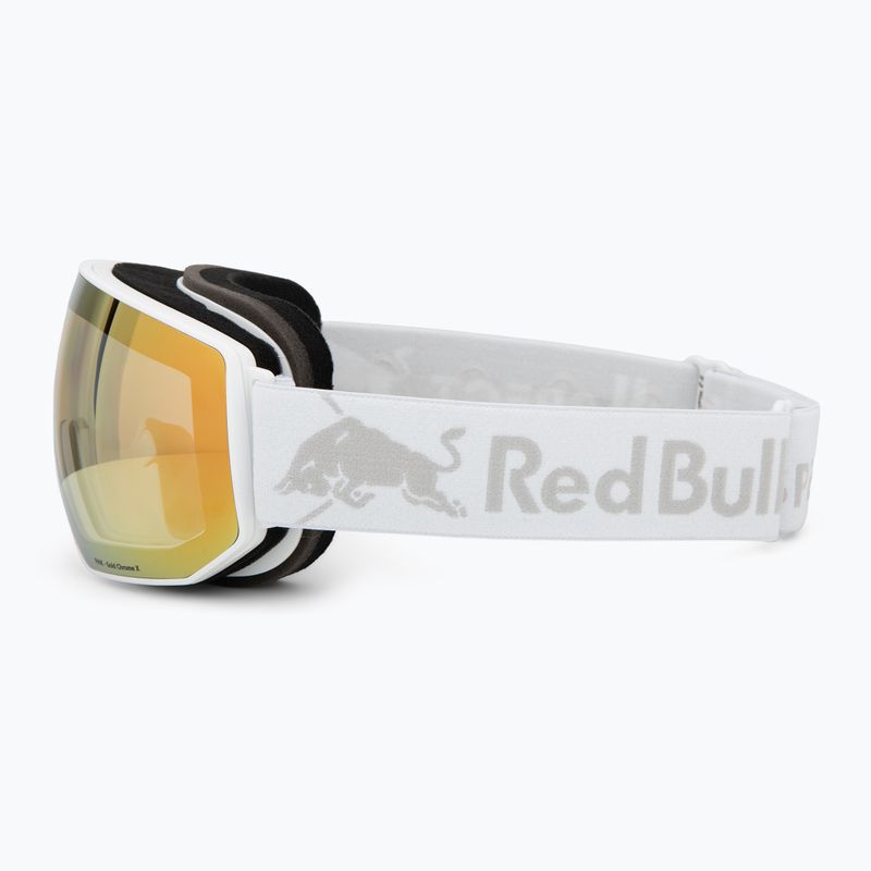 Ski goggles Red Bull Spect Fink Photo matt white/brown with gold chrom x 4