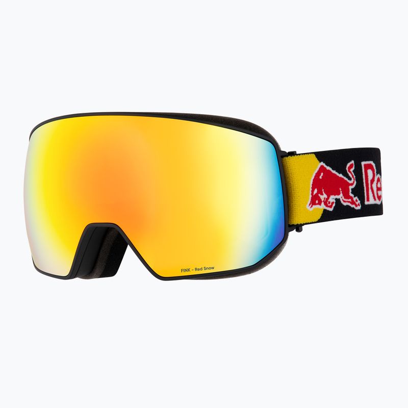 Ski goggles Red Bull Spect Fink matt black/orange with red mirror 2