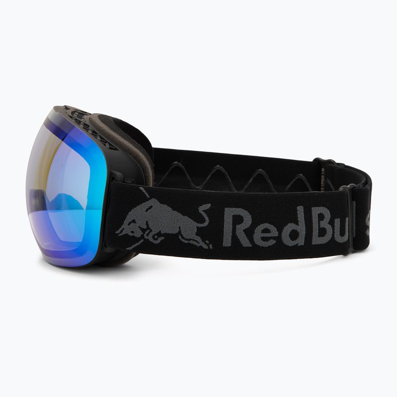 Red Bull SPECT Bent Photo ski goggles black/light blue with blue chrome x 4