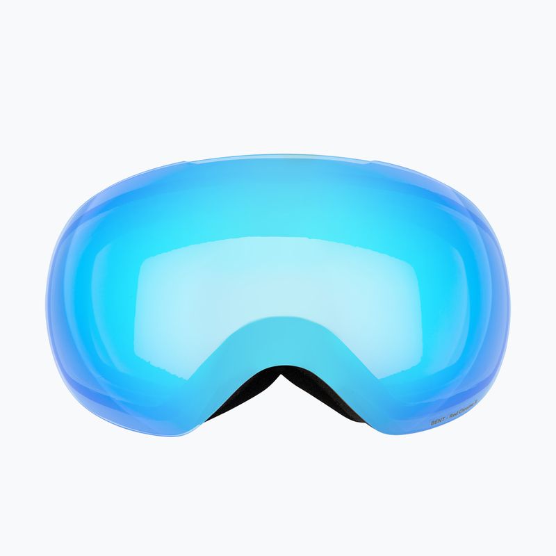 Red Bull SPECT Bent Photo ski goggles black/light blue with blue chrome x 2