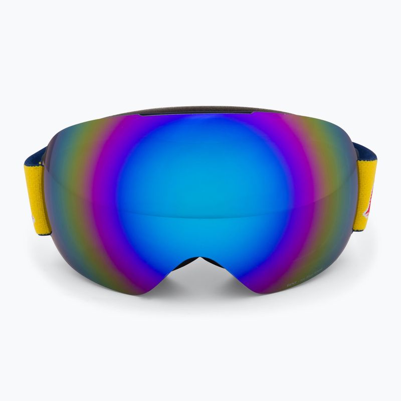 Red Bull SPECT Bent blue/ice blue snow/smoke with blue mirror ski goggles 2