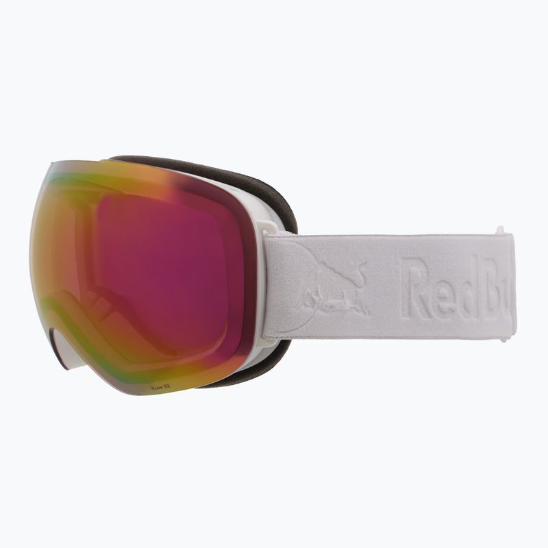 Ski goggles Red Bull Spect Bent matt white/red with pink purple mirror 2