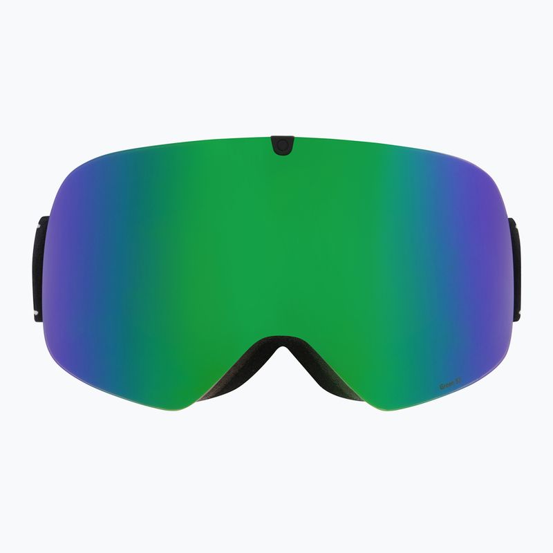 Ski goggles Red Bull SPECT Rush matt black/brown with green mirror 5