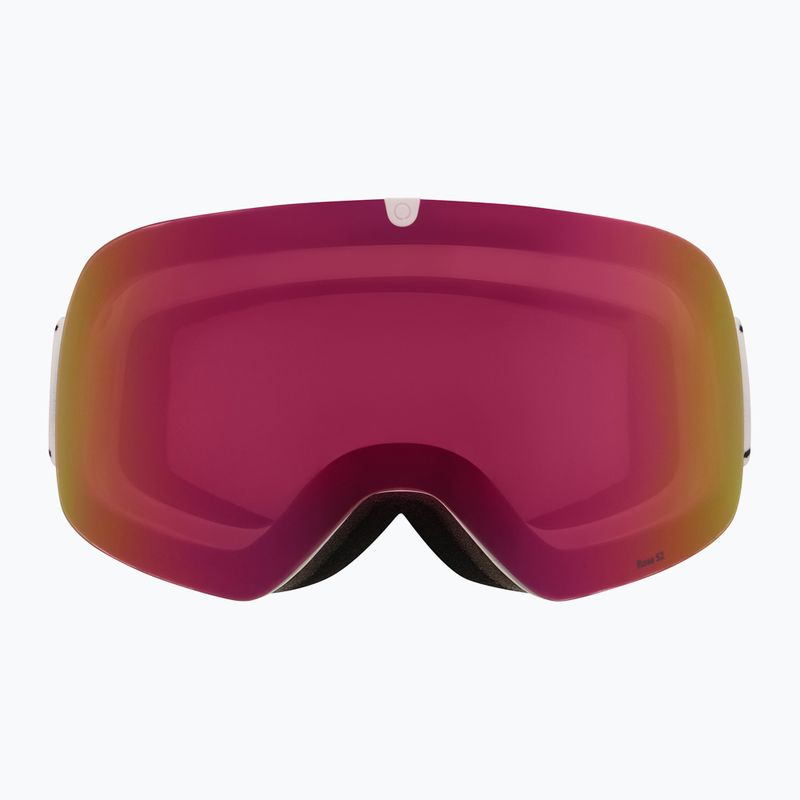 Ski goggles Red Bull SPECT Rush matt white/red with pink purple mirror 5