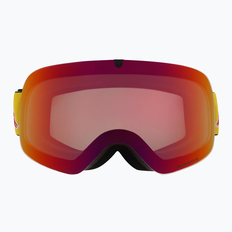 Ski goggles Red Bull SPECT Soar Photo matt black/brown with red chrome x 5