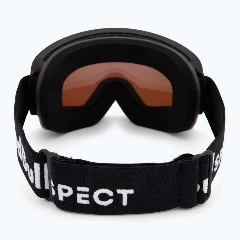Ski goggles Red Bull SPECT Rush matt black/brown with green mirror 3