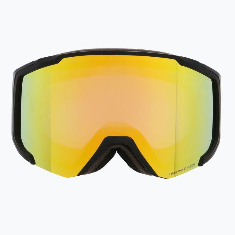 Goggles Red Bull SPECT Jibb matt black/smoke with yellow mirror 5