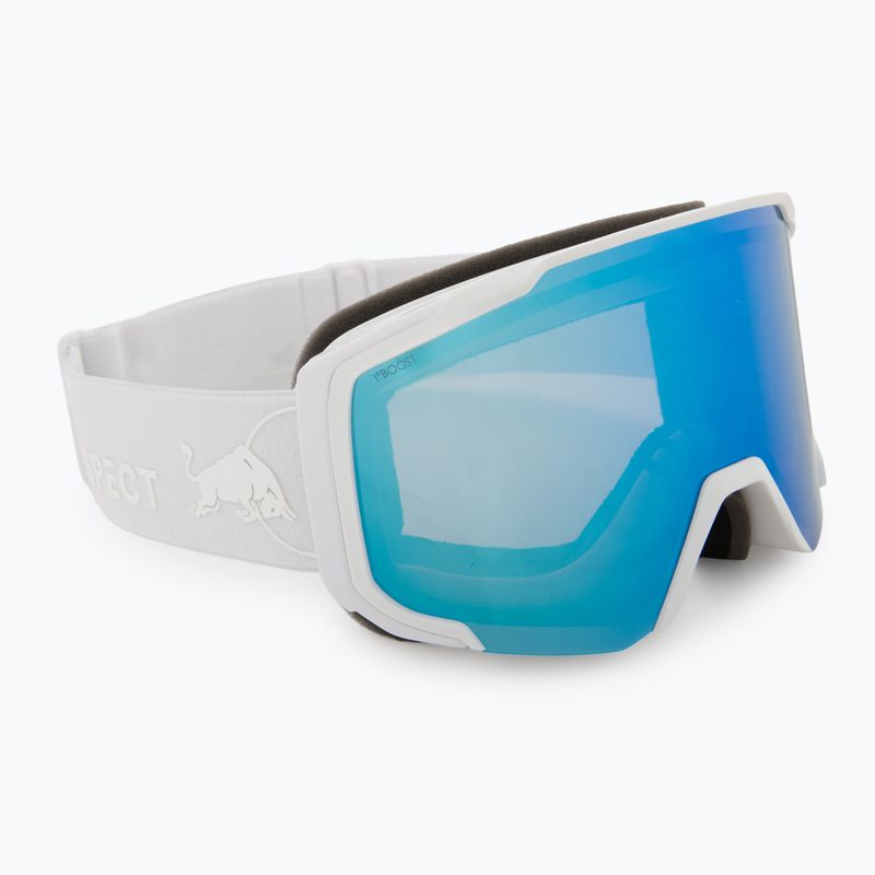 Goggles Red Bull SPECT Jibb matt white/smoke with blue mirror