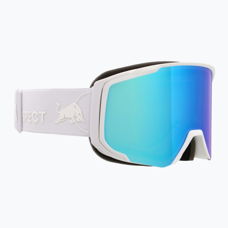 Goggles Red Bull SPECT Jibb matt white/smoke with blue mirror