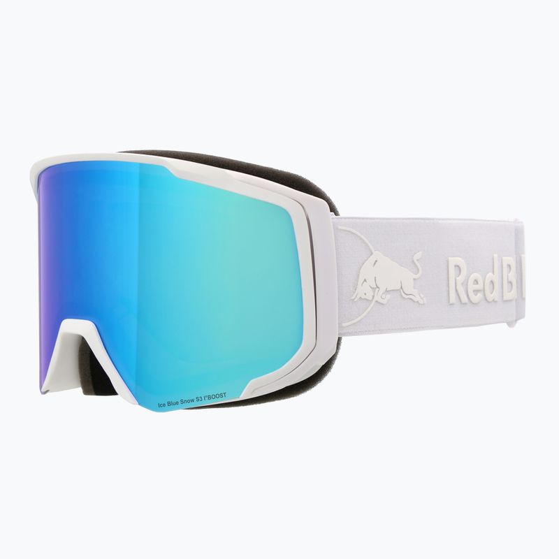 Goggles Red Bull SPECT Jibb matt white/smoke with blue mirror 2