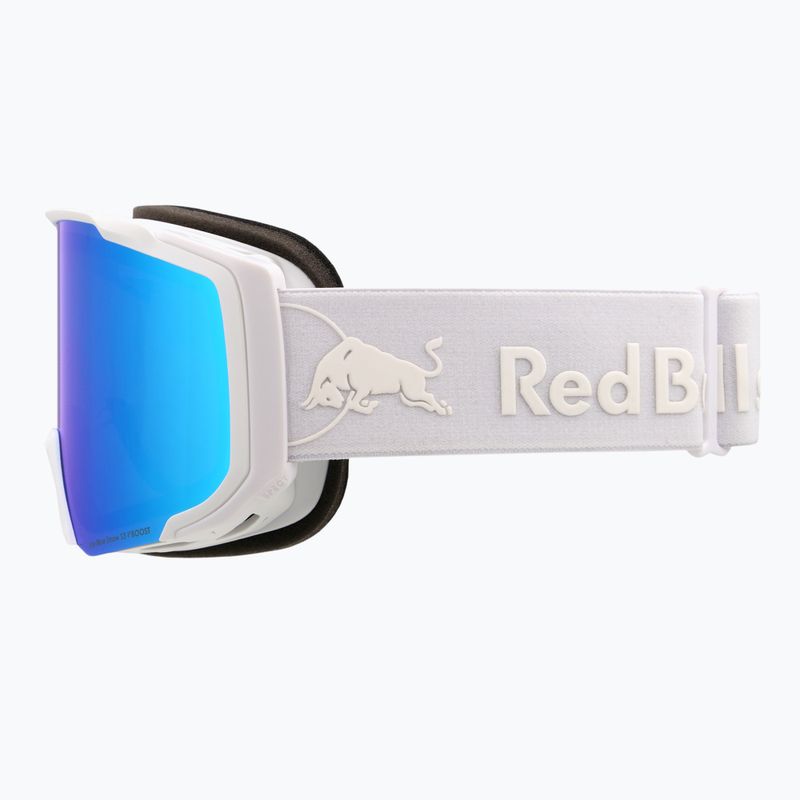 Goggles Red Bull SPECT Jibb matt white/smoke with blue mirror 4