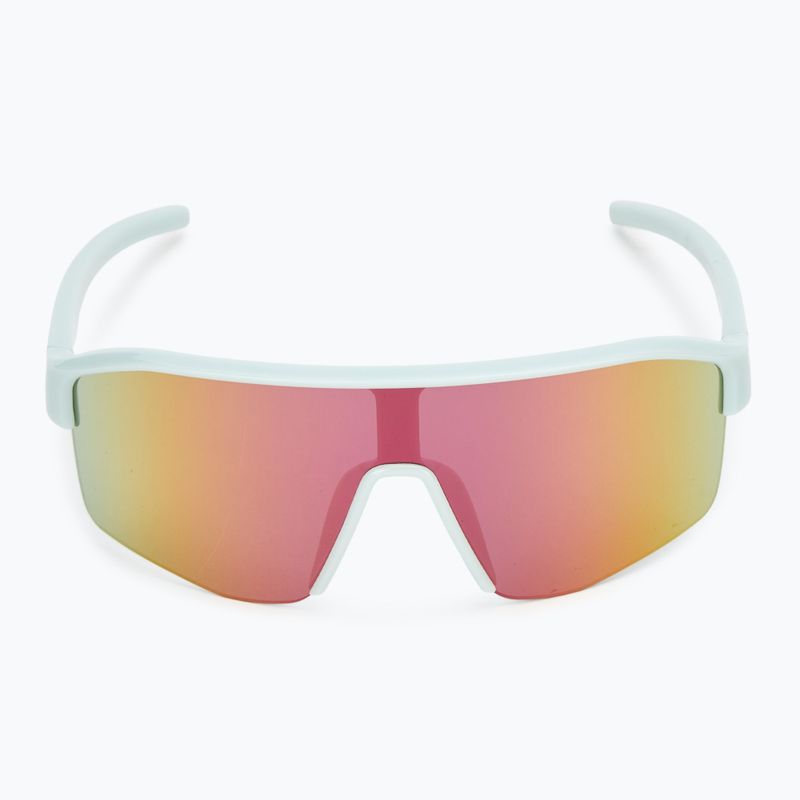 Red Bull SPECT Dundee shiny light mint/blue with pink yellow mirror sunglasses 3