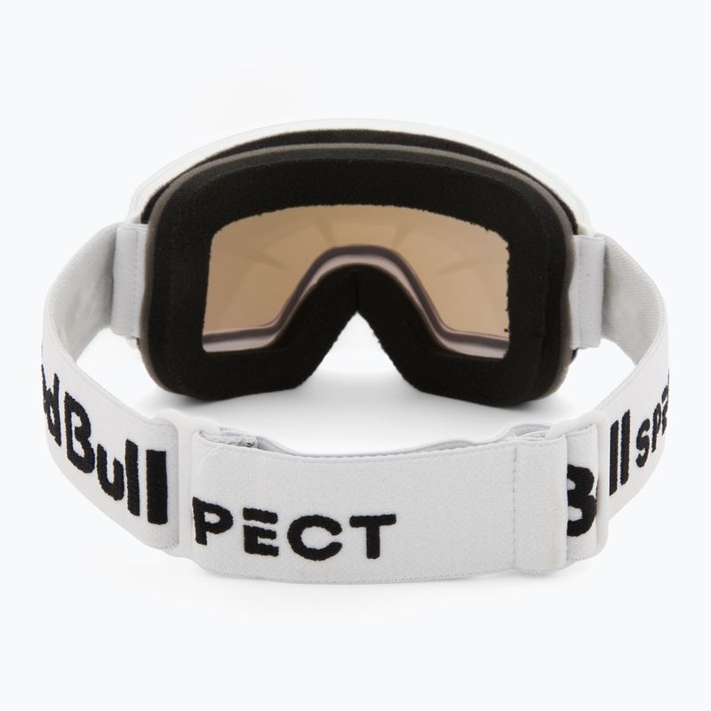 Ski goggles Red Bull Spect Fink matt white/orange with purple mirror 3
