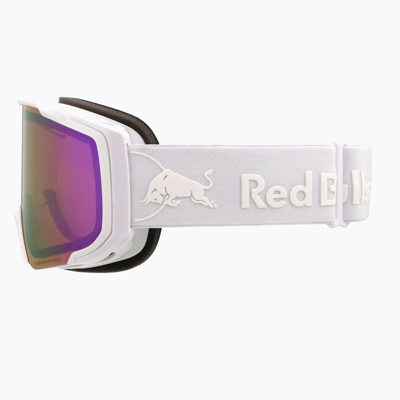 Goggles Red Bull SPECT Jibb matt white/orange with purple mirror 4