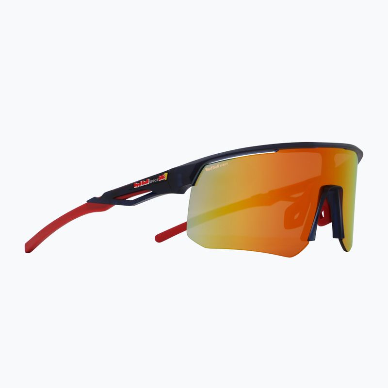 Red Bull SPECT Riddle dark blue/red with red mirror sunglasses