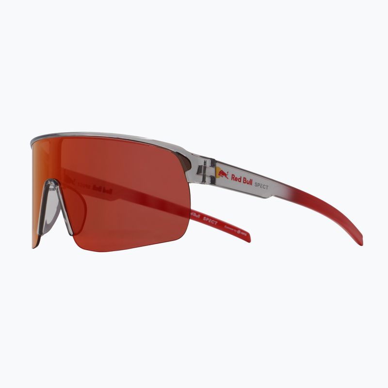 Sunglasses Red Bull SPECT Dakota light grey/brown with red-orange mirror 3