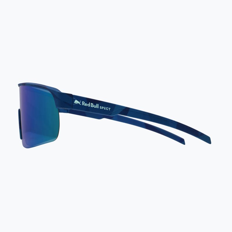 Sunglasses Red Bull SPECT Dakota matt blue/smoke with green-purple mirror 3