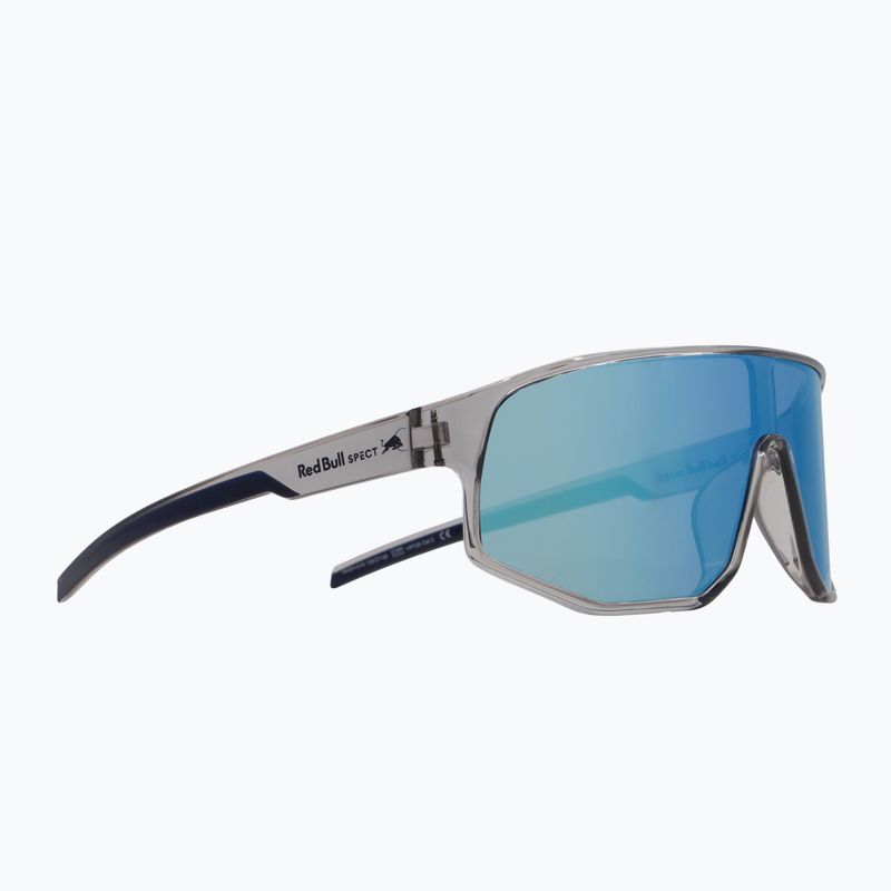 Sunglasses Red Bull SPECT Dash light grey/smoke with blue mirror