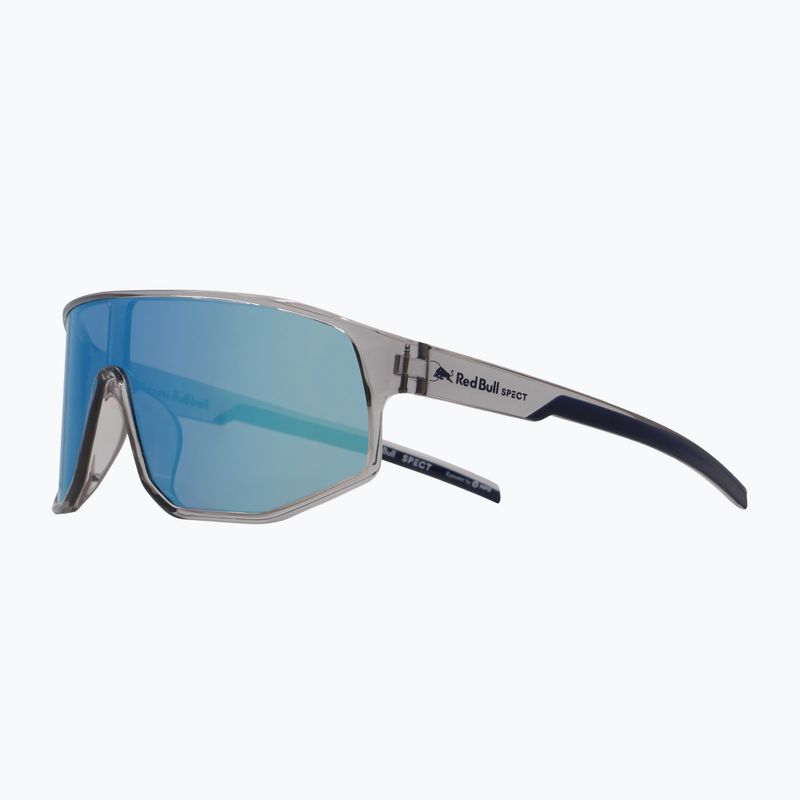 Sunglasses Red Bull SPECT Dash light grey/smoke with blue mirror 2