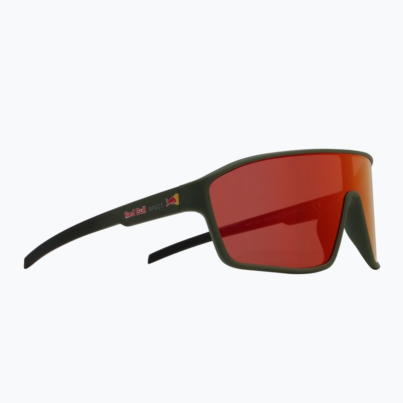 Sunglasses Red Bull SPECT Daft soft touch olive/brown red/orange mirror 3