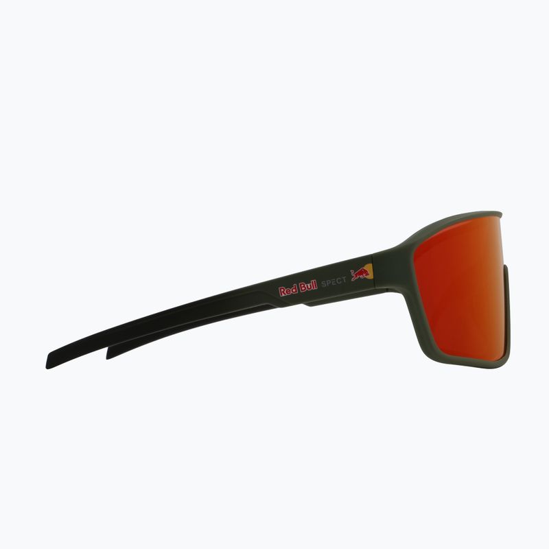Sunglasses Red Bull SPECT Daft soft touch olive/brown red/orange mirror 4