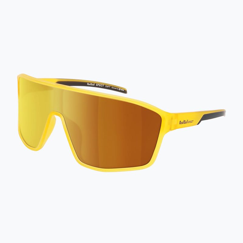 Sunglasses Red Bull SPECT Daft matt clear yellow/ brown with yellow mirror