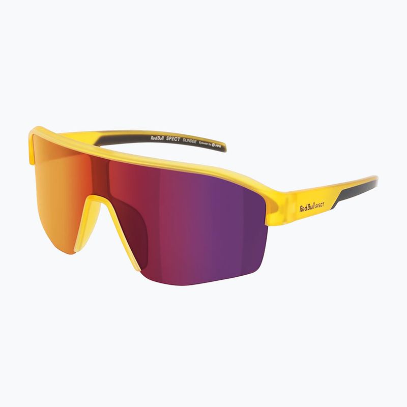 Sunglasses Red Bull SPECT Dundee matt clear yellow/ smoke with red-purple mirror