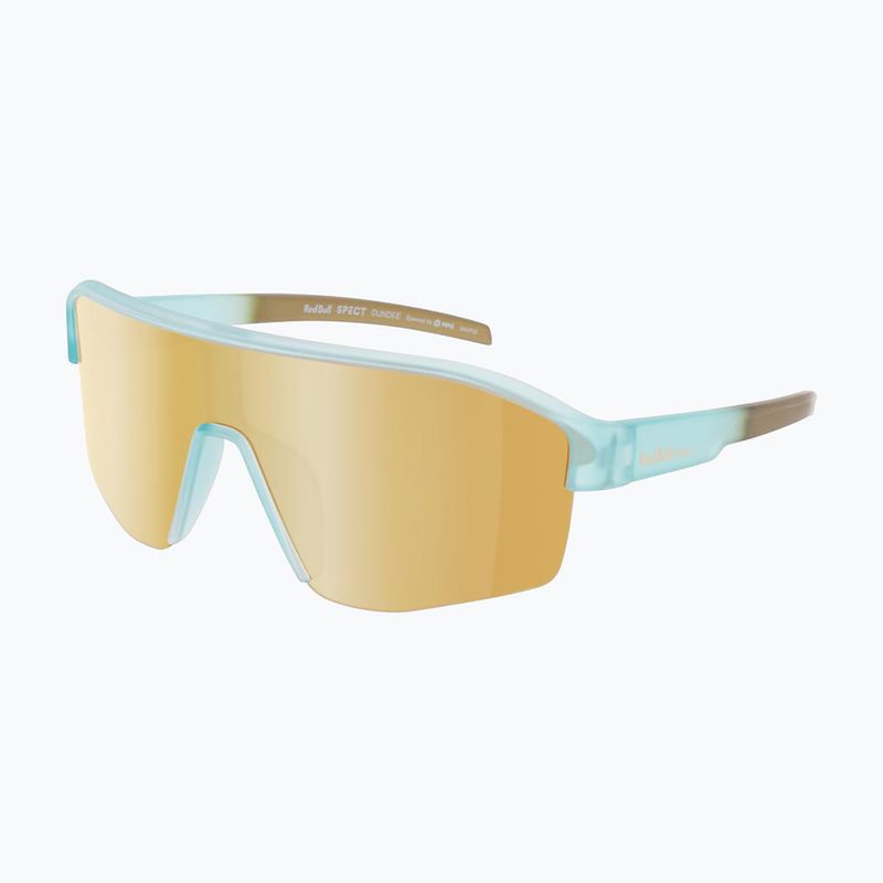 Sunglasses Red Bull SPECT Dundee matt clear light blue/ brown with gold mirror 2