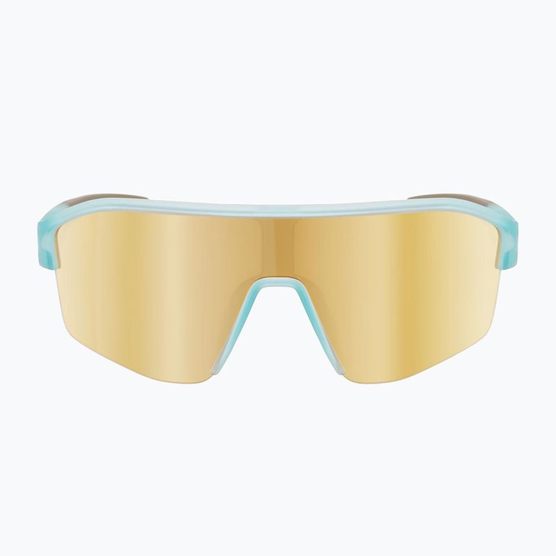 Sunglasses Red Bull SPECT Dundee matt clear light blue/ brown with gold mirror 3