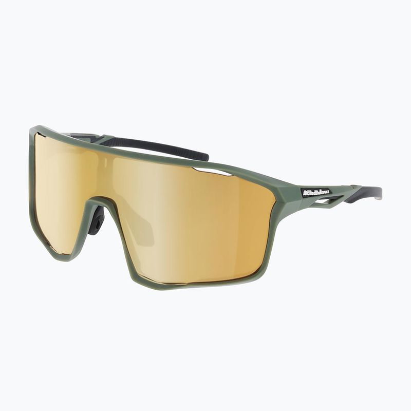 Sunglasses Red Bull SPECT Rumble matt olive/ brown with gold mirror 2