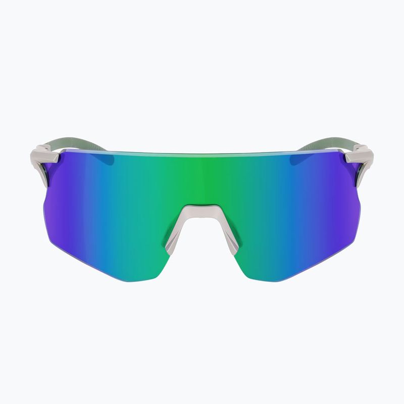 Sunglasses Red Bull SPECT Ruffy IB matt metallic light grey/green with green mirror 3