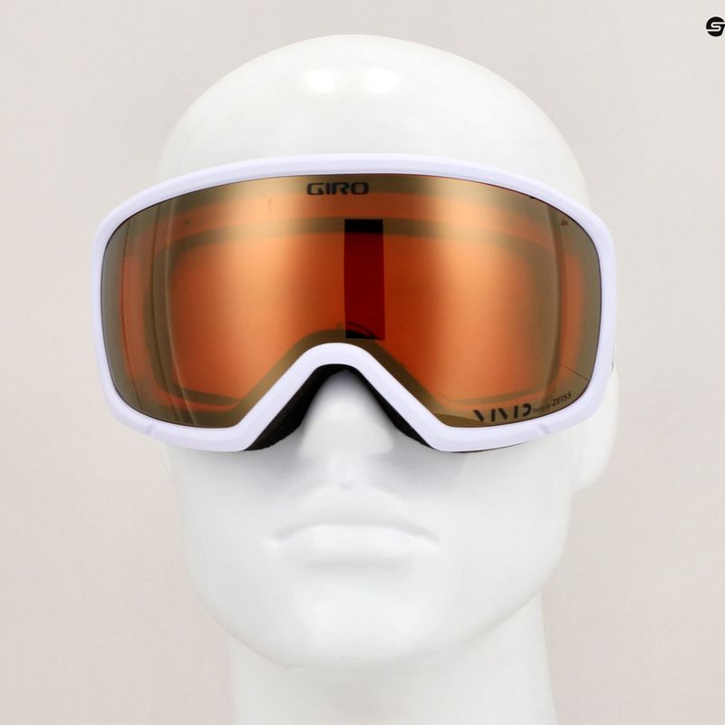 Giro Ringo white wordmark/vivid copper ski goggles 7
