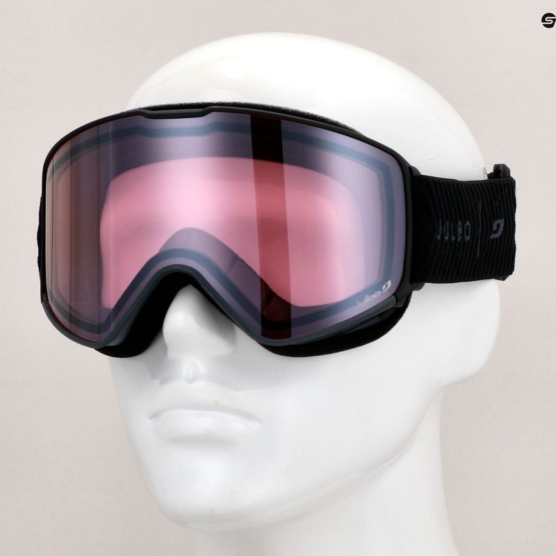 Julbo Alpha black/pink/flash silver ski goggles 7