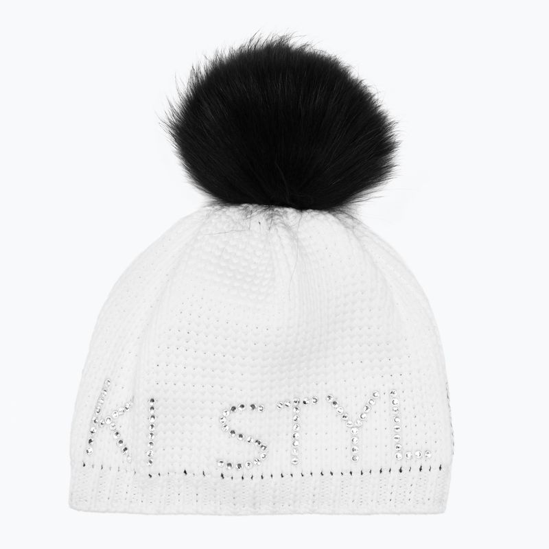 Women's winter cap Sportalm Aris Ski m.P optical white 6