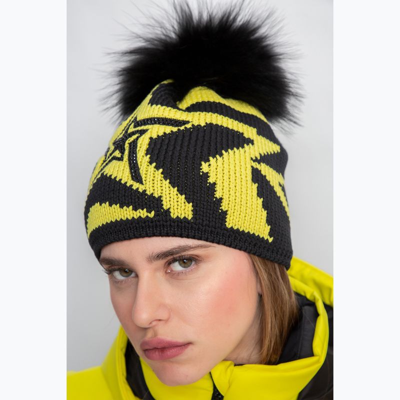 Women's winter cap Sportalm Soffine m.P blazing yellow 9