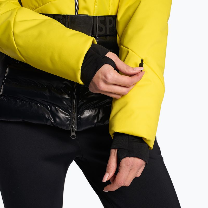 Women's ski jacket Sportalm Saturday m.Kap+P blazing yellow 5