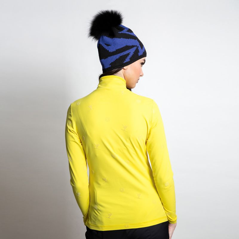 Women's Sportalm Helsinki sweatshirt blazing yellow 4
