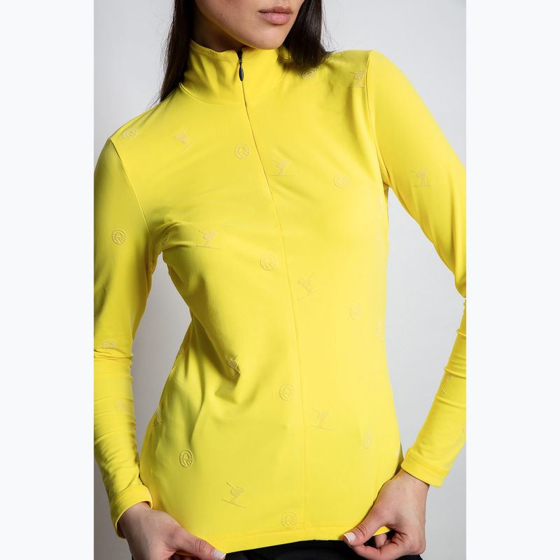 Women's Sportalm Helsinki sweatshirt blazing yellow 5