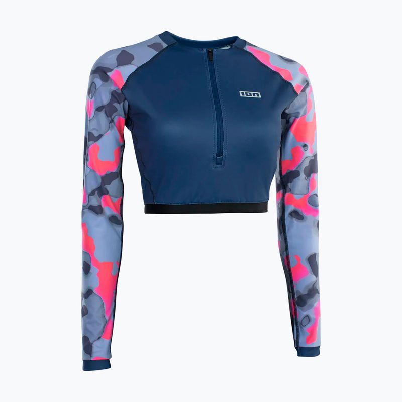 Women's swimming longsleeve Shorty UV navy blue