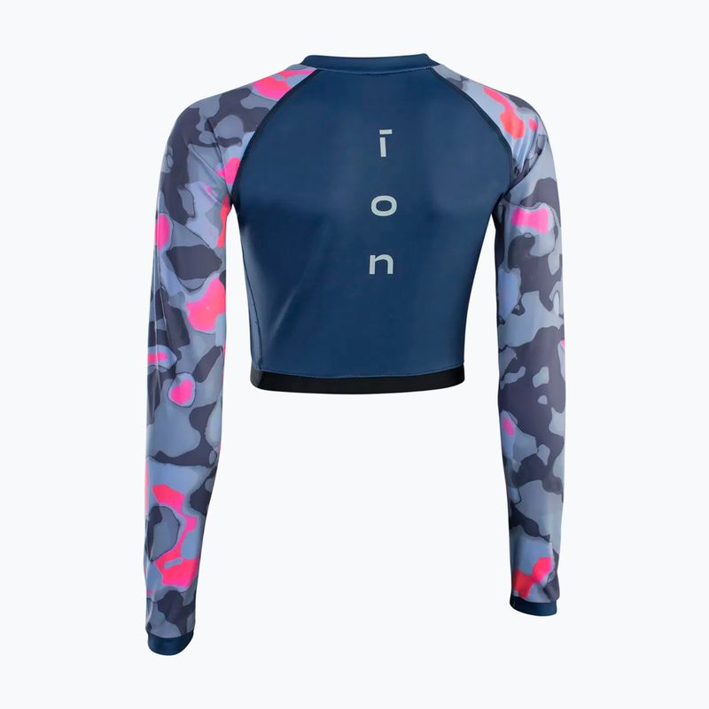 Women's swimming longsleeve Shorty UV navy blue 2
