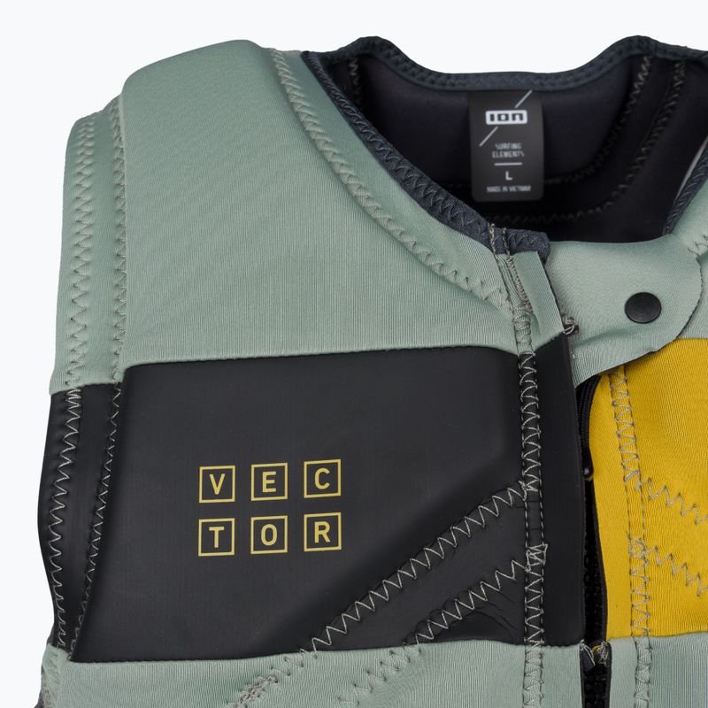 Men's ION Vector Amp Front Zip protective waistcoat green 48222-4164 5