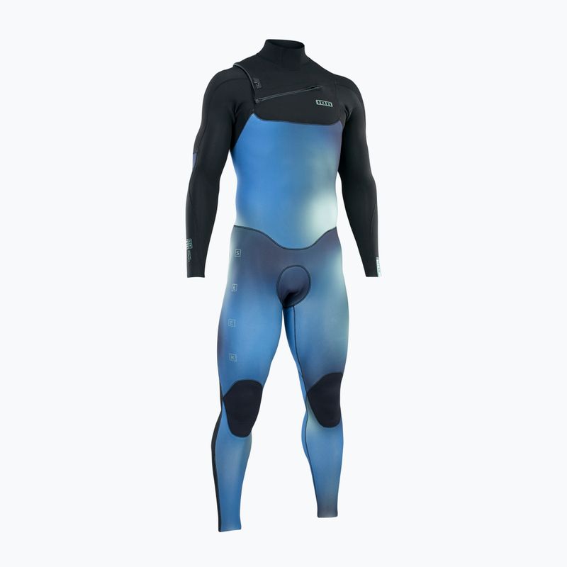 Men's ION Seek Core 3/2 Front Zip blue gradient wetsuit