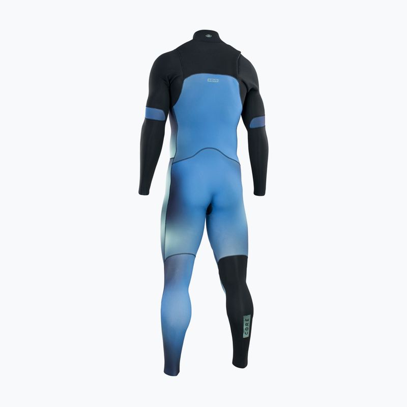 Men's ION Seek Core 3/2 Front Zip blue gradient wetsuit 2