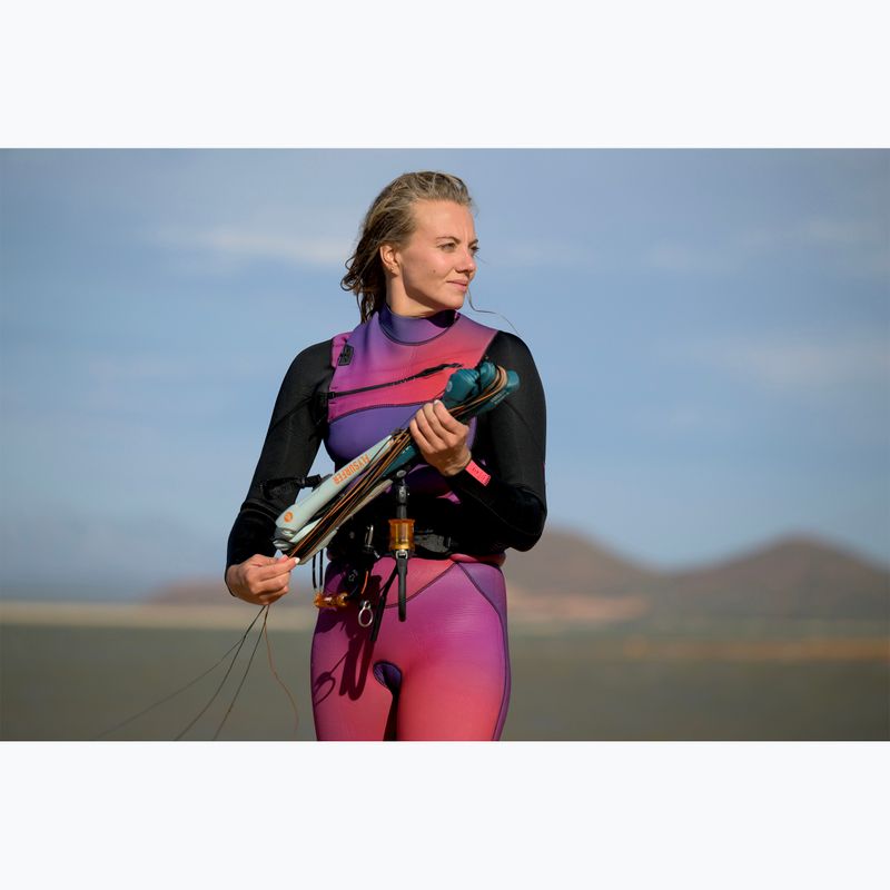 Women's ION Amaze Core 4/3 Front Zip pink gradient wetsuit 7