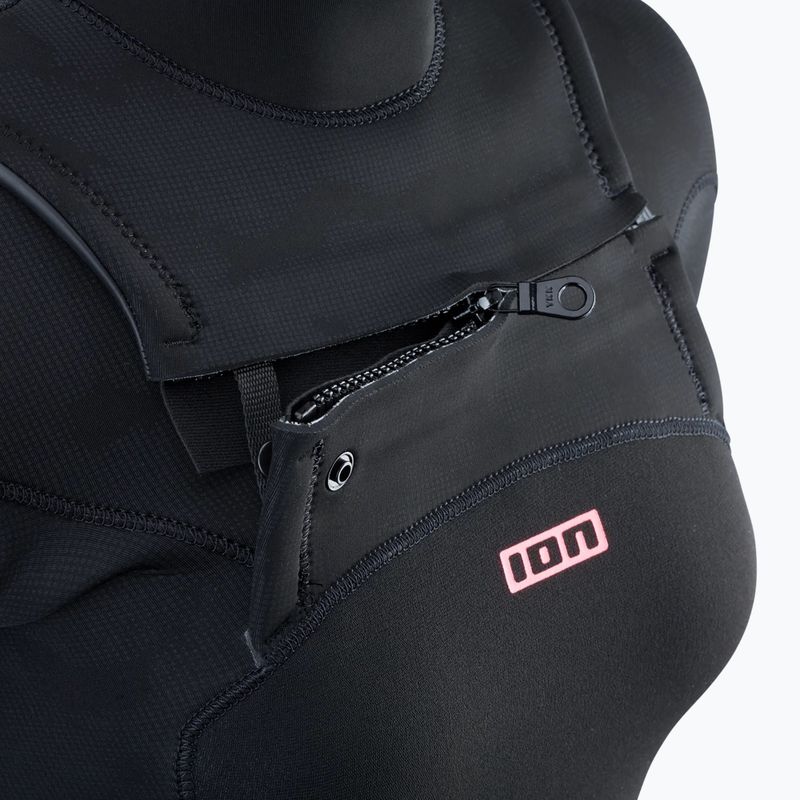 Women's swimming wetsuit ION Element 5/4 Front Zip black 3