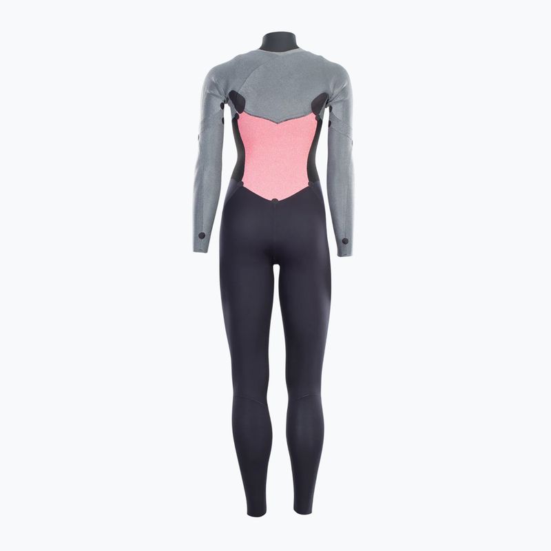 Women's swimming wetsuit ION Element 5/4 Front Zip black 6