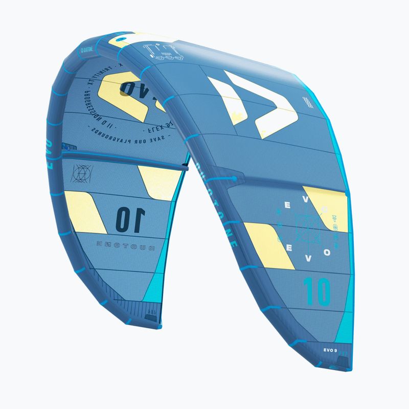 Kitesurfing kite DUOTONE Evo C24 blue 44220-3003