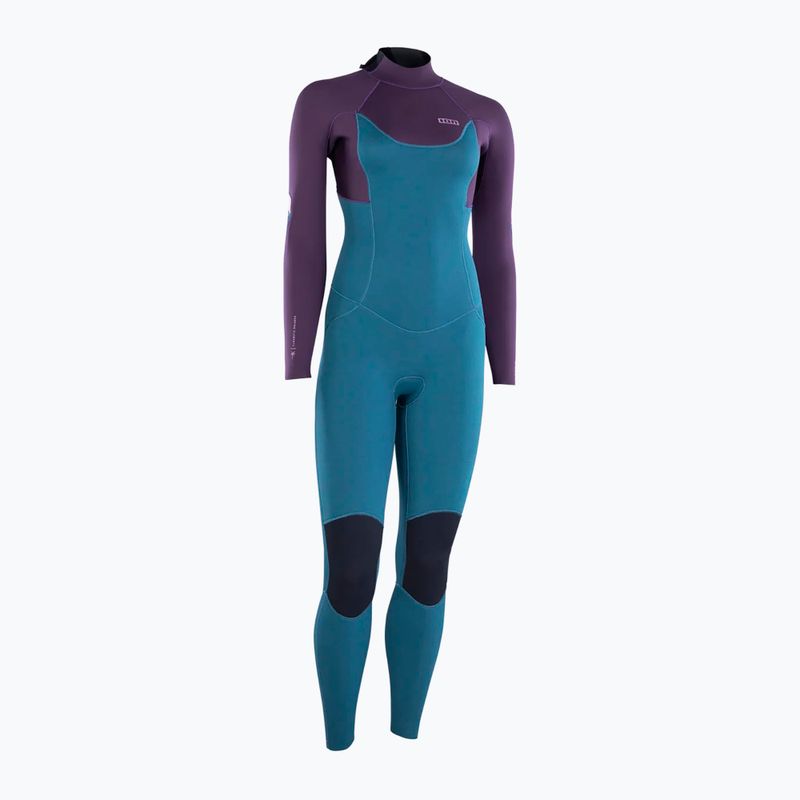 Women's swimming wetsuit ION Element 5/4 Back Zip deep forest 2