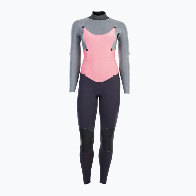 Women's swimming wetsuit ION Element 5/4 Back Zip deep forest 4