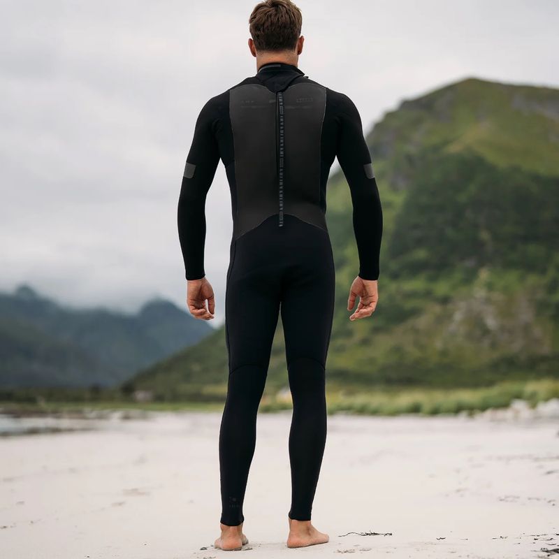 Men's swimming wetsuit Ion Seek Amp 4/3 Back Zip black 6